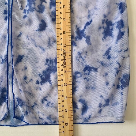 Sheer Mesh Short Sleeve Cloud Cover Up Top Y2K Grunge Light Fairy Whimsigoth - Picture 10 of 14